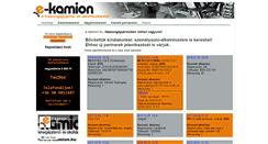 Desktop Screenshot of e-kamion.hu